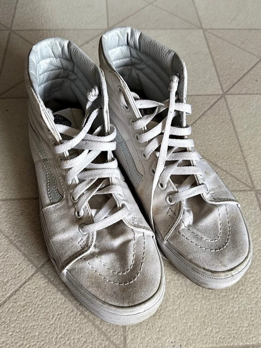 Vans Sk8-Hi True White High-Top Sneakers White